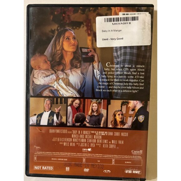 Baby In A Manger DVD Movie Used Very Good‎ Condition Family Christmas Film - Picture 2 of 5